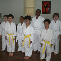 Beginners childrens karate